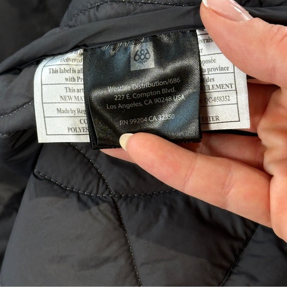 686 women lifestyle SMARTY Spellbound inner jacket quilted sherpa large - Picture 7 of 11